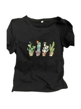 Super cute cactus tee size small